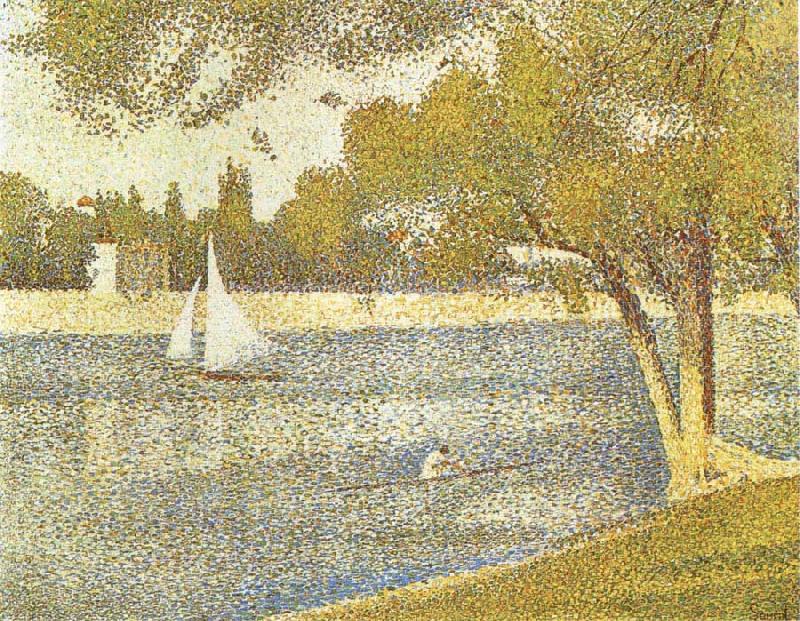 Georges Seurat Impression Figure oil painting picture